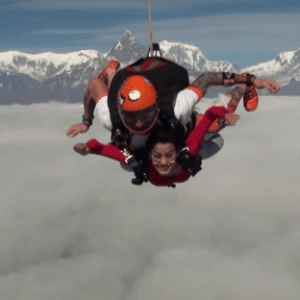 Skydiving Over The Himalayas In Nepal