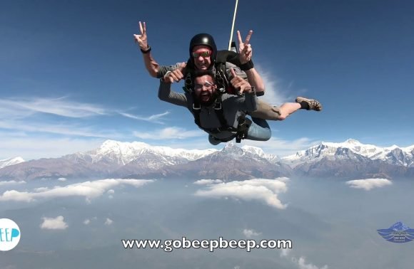 Instead of Skydiving In India, Come Skydive Over The Himalayas In Nepal
